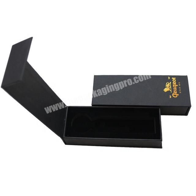 Hot selling small quantity custom hair extension packaging boxes