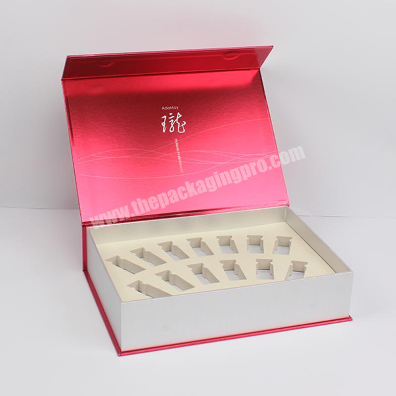 Luxury cardboard paper foam insert magnetic closure usb flash drive stick  packaging gift boxes