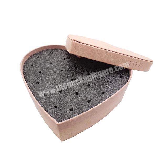 Hot Stamping Heart Shape christmas Gift Box For Packaging Rose and Chocolate