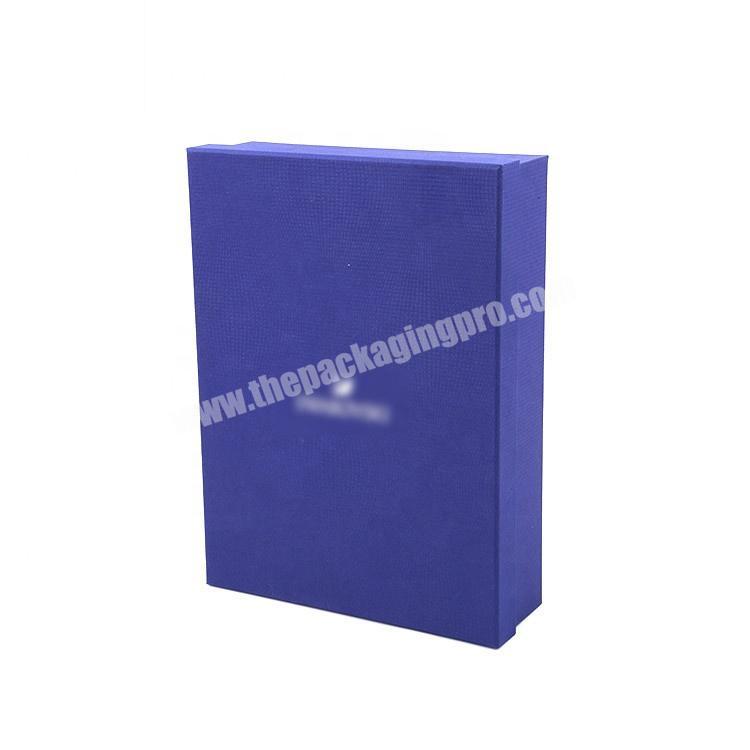 Hot Stamping Lid Base Cardboard Paper Picture Frame Gift Box Packaging With Sponge Inserts