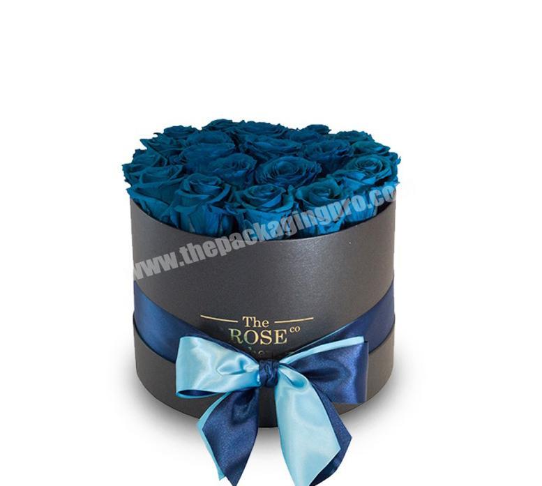 Manufacturer supply luxury anniversary deep love square flower box