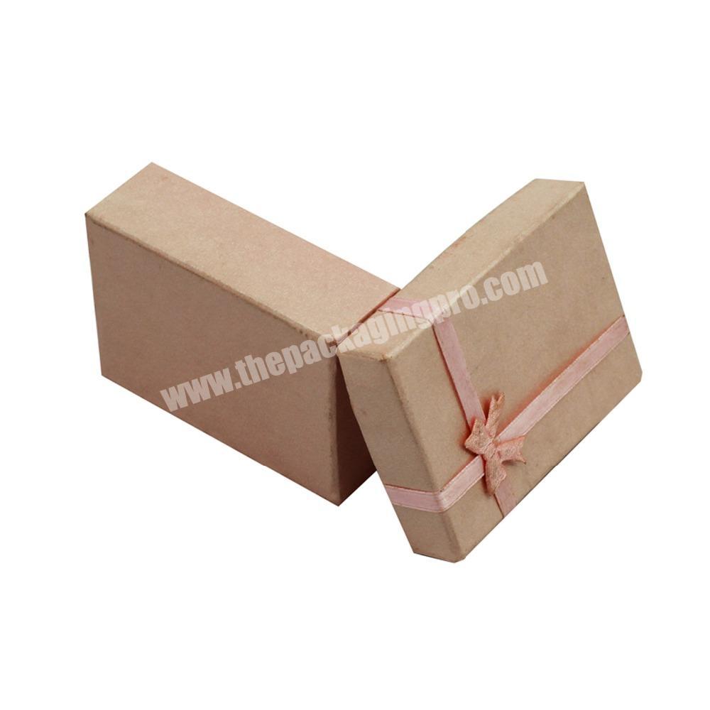 Fashion Cardboard Jewelry Gift Boxes Ring Necklace Bracelet Earrings Jewelry box 