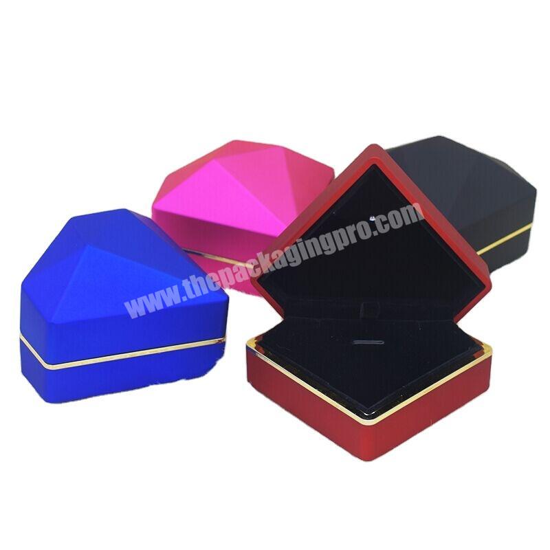 innovative experienced supplier hot sale LED display jewelry box for ring pendant necklace cufflinks bangle bracelet studs