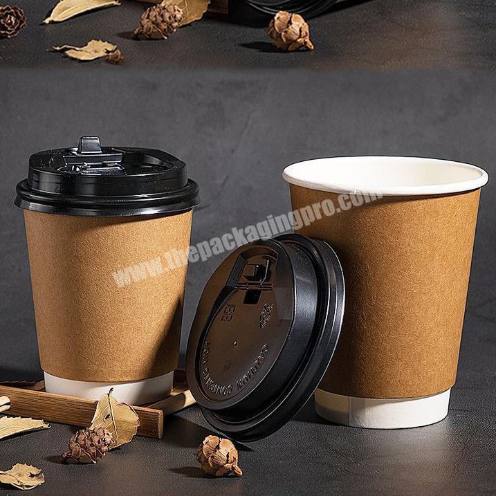 Insulated Coffee Cups Milk Tea Paper Cups For Hot Drinks