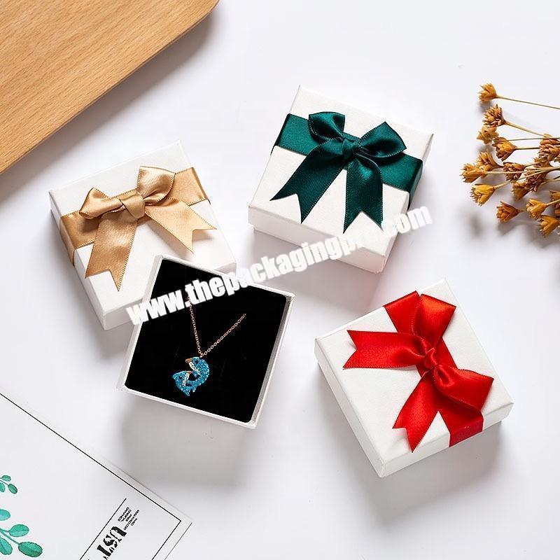 Jewelry cardboard gift packing box