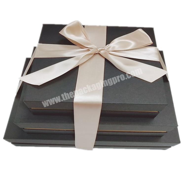 JINLIDA  gift box packaging set with ribbon