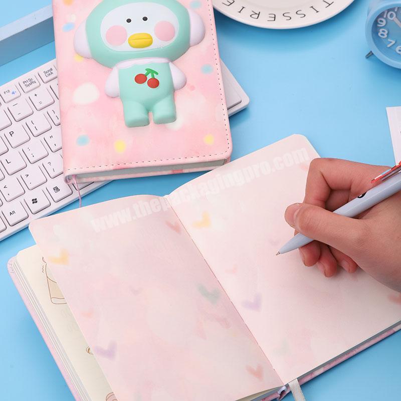 JIUDE factory sell a4 hardcover cute diary book hard cover planner notebook