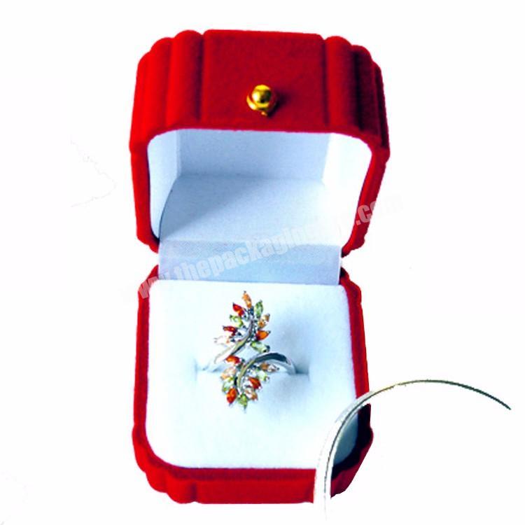 K.Chunyuan High-end Custom Velvet Jewelry Boxes, Handmade Ring Packaging Boxes
