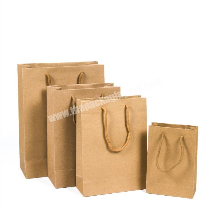 kraft bag packaging baking bag shopping bag paper logo printed