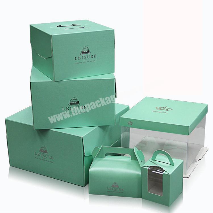 Kraft Cake Boxes Tall Cheap Cake Boxes Cake Dubai Cupcake Packaging Boxes