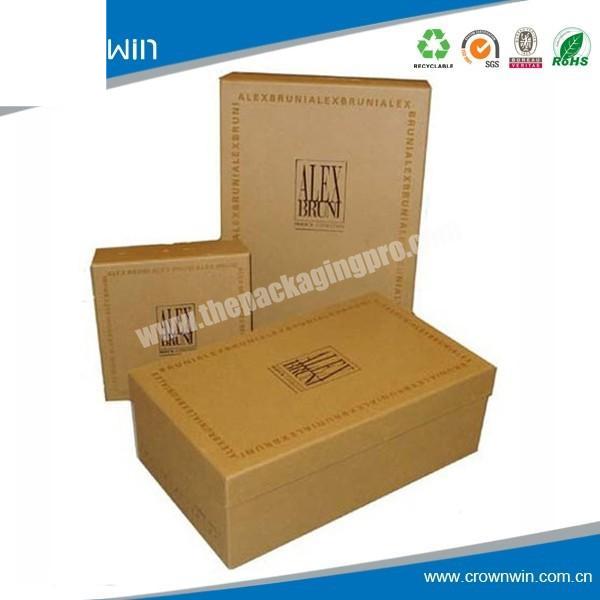 Kraft Cardboard UV Varnishing Souvenir Gift Box
