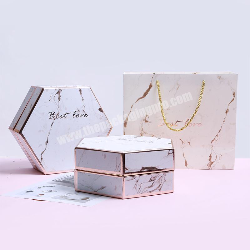 Kraft Classic Black Packing Necklace Lip Cardboard Purple Top Jewelry Paper Durable Custom Folding Folded Gift Box With Ribbon