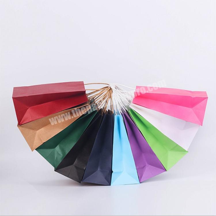 kraft little bags paper bags with your own logo customized gift bag and gift box
