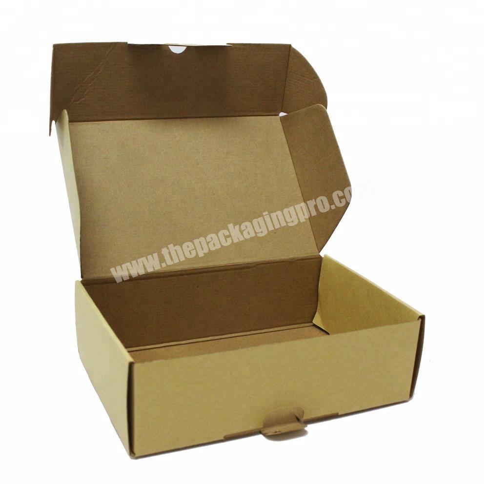Kraft mailing  foldable corrugated carton box manufacturer tonton print