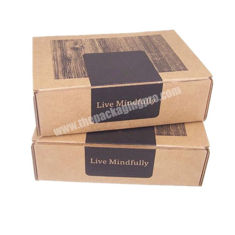 Kraft packaging shipping boxes corrugated box on sale