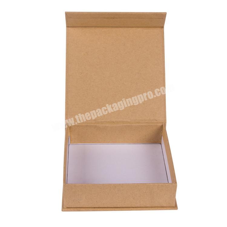 Kraft Paper Can Be Customized Logo Exclusive Square Cardboard Flat Box Is In Stock