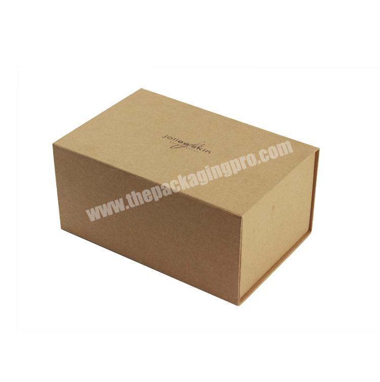 kraft paper foldable uggh boots for women shoes box packaging custom