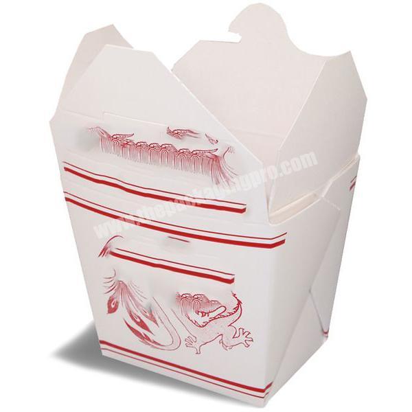 Kraft paper food noodle container take away doner kebab box