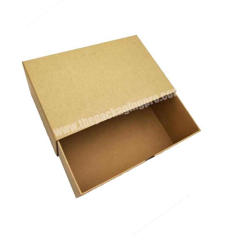 Kraft paper gift drawer box