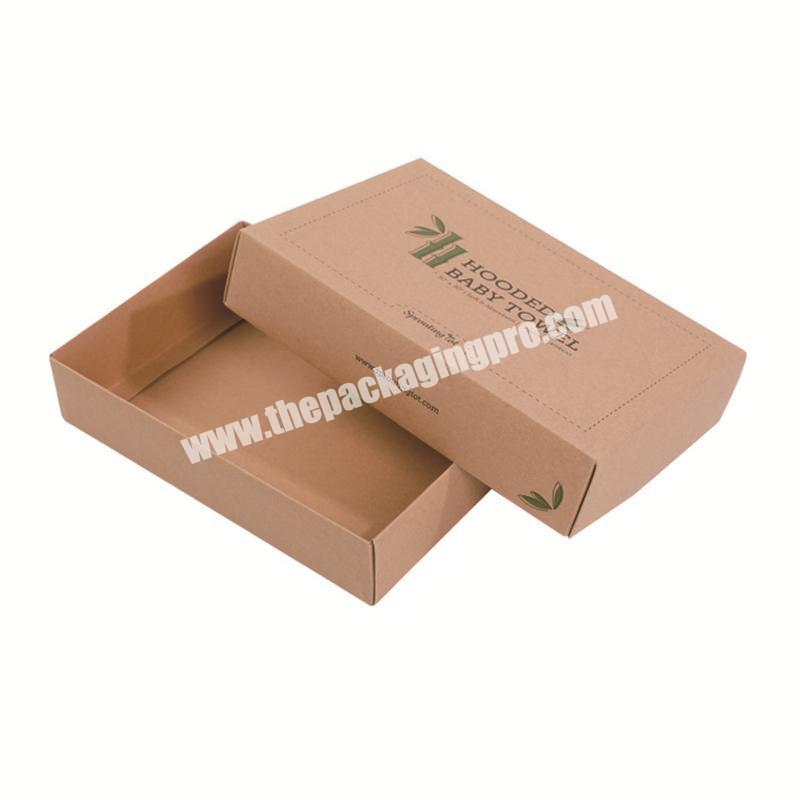 kraft paper packaging box  customized logo