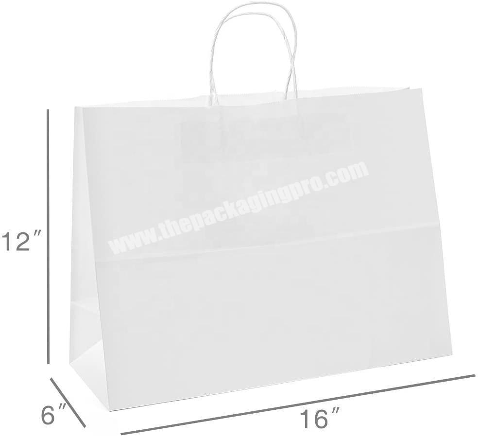 Kraft Shopping Gift Packaging Personalized Printed Paper Bag With Handle