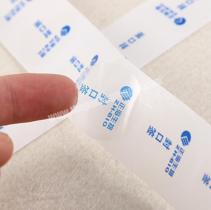 label printing machine roll sticker label custom logo printed sticker