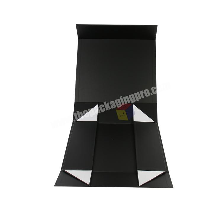 large folding garment packaging box with custom printed