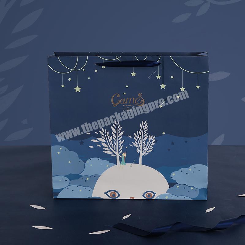 Large gift bag cosmetic bag clothing shopping paper bag can be customized