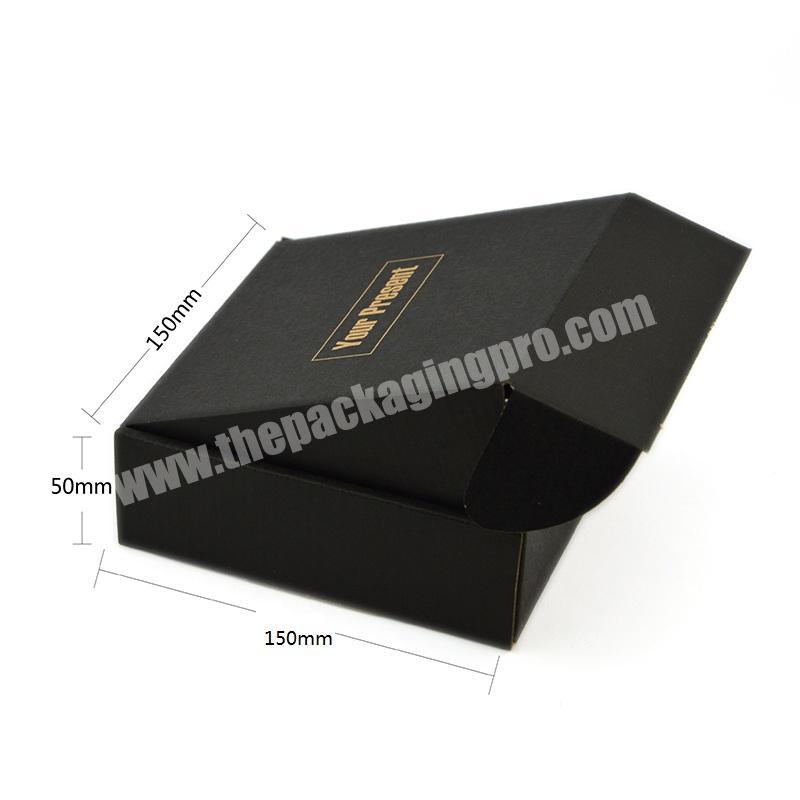 Large Inventory Black Shipping Corrugated Paper Box for Mailing
