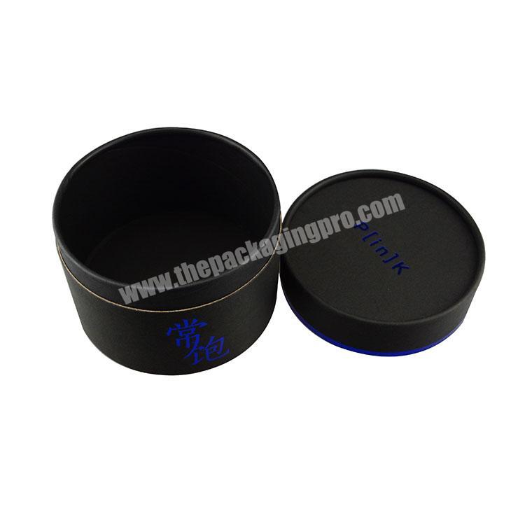Large round cardboard gift boxes black custom printed round gift boxes with lids