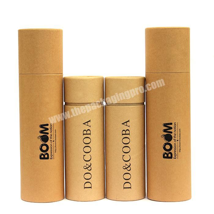 Large round tube boxes wholesale kraft paper tea canister