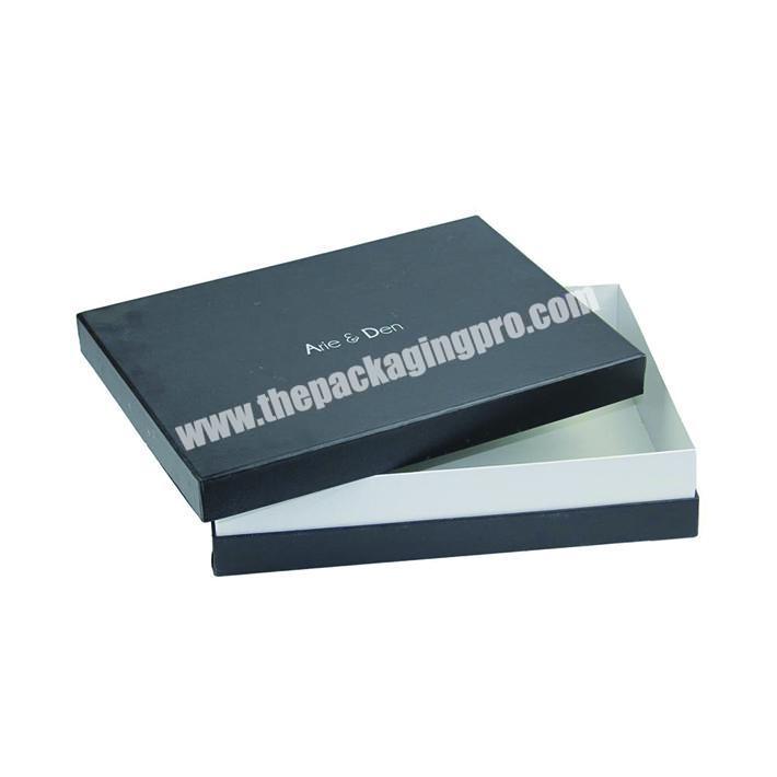 Lid off paperboard gift box for clothes packaging customized