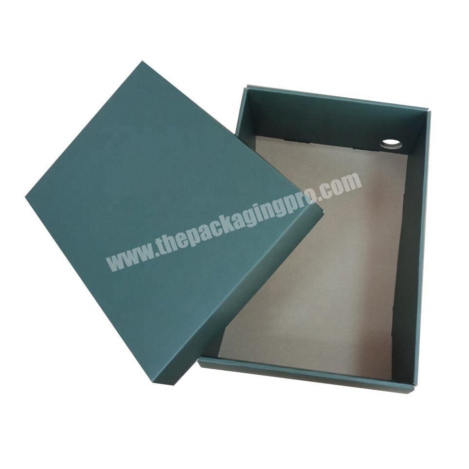 lift off colored simple design economcal paper shoe printing packaging box with printing logo