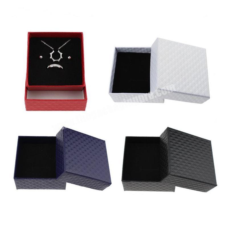 Lightweight cardboard ring box with multiple colors optional jewelry box can custom