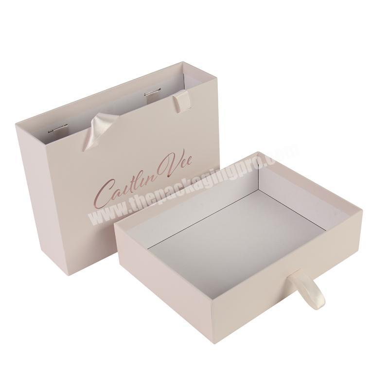 Lingerie Packaging Folding Box With Knot Packaging