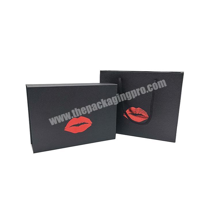 Lip Gloss Makeup Box Cosmetic Book Shape Box Wth Bag