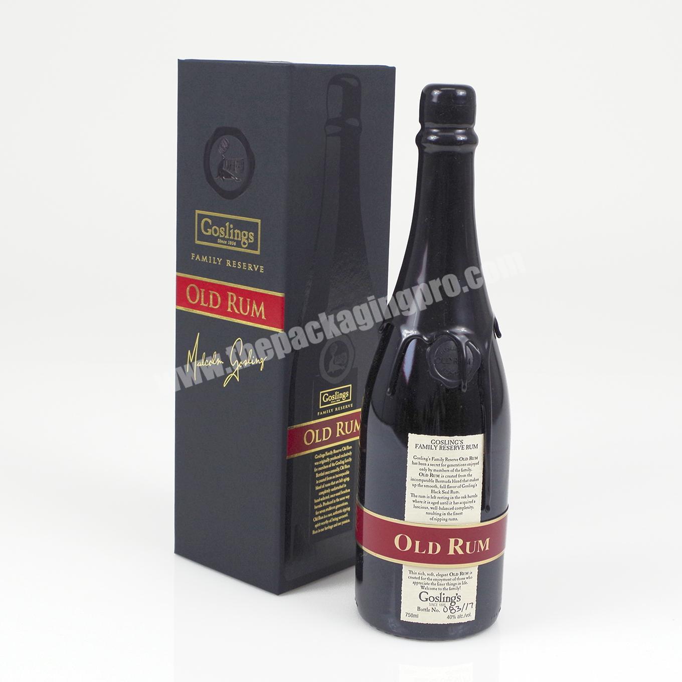 Liquor Box for Luxury Rum Rebrand