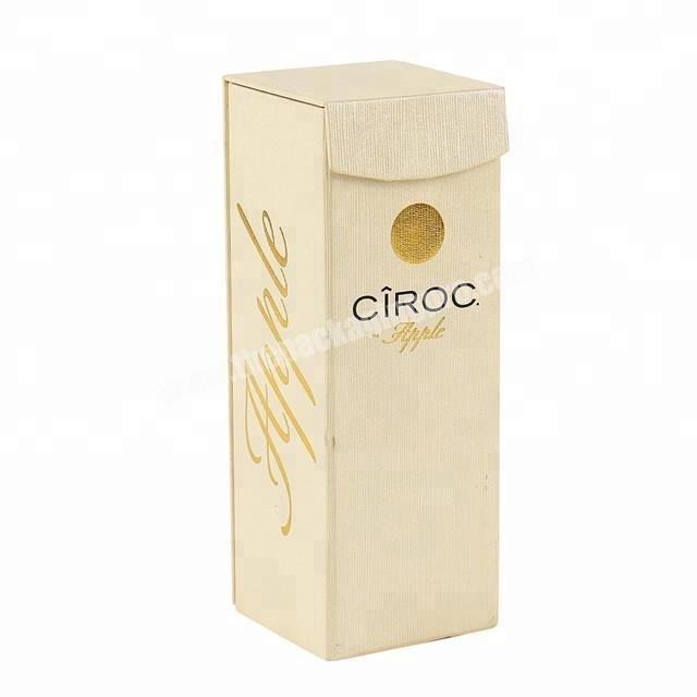 Logo foil paper box for luxury perfume packaging