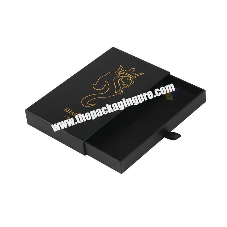 logo foil sliding box for mobile phone case packaging