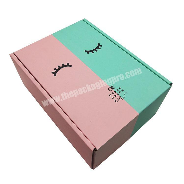 Logo Print Hot Selling Foldable Size Flat Pack Shipping Gift Paper Box