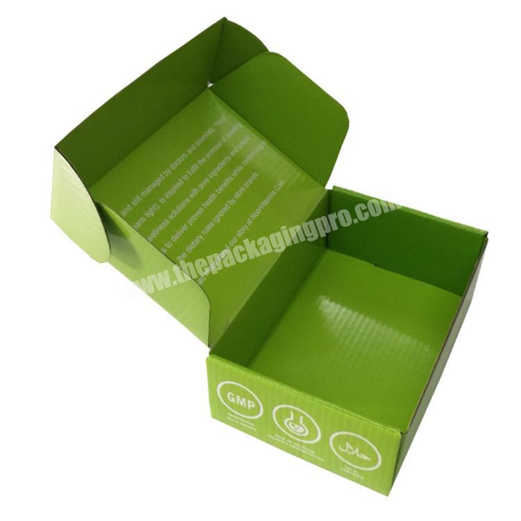 Logo Printed Folding Corrugated Cardboard Gift Packaging Mailing Paper Box Cartons