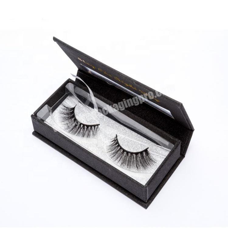 Logo printing eyelash packaging box custom for make up
