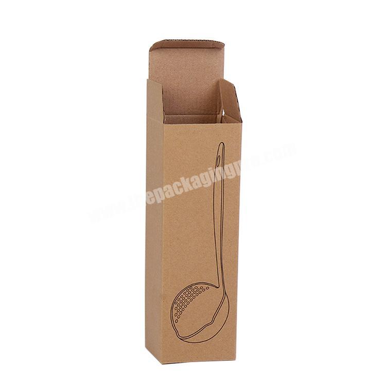Logo Printing Rectangular Kraft Corrugated Cardboard Packaging Box