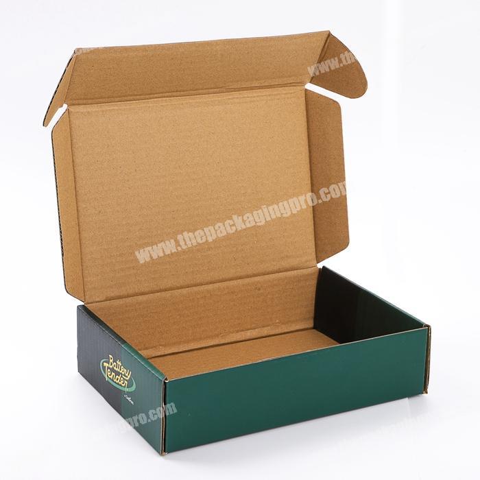 Long E-commerce postage box corrugated cardboard eco-friendly custom box for wallpaper packaging
