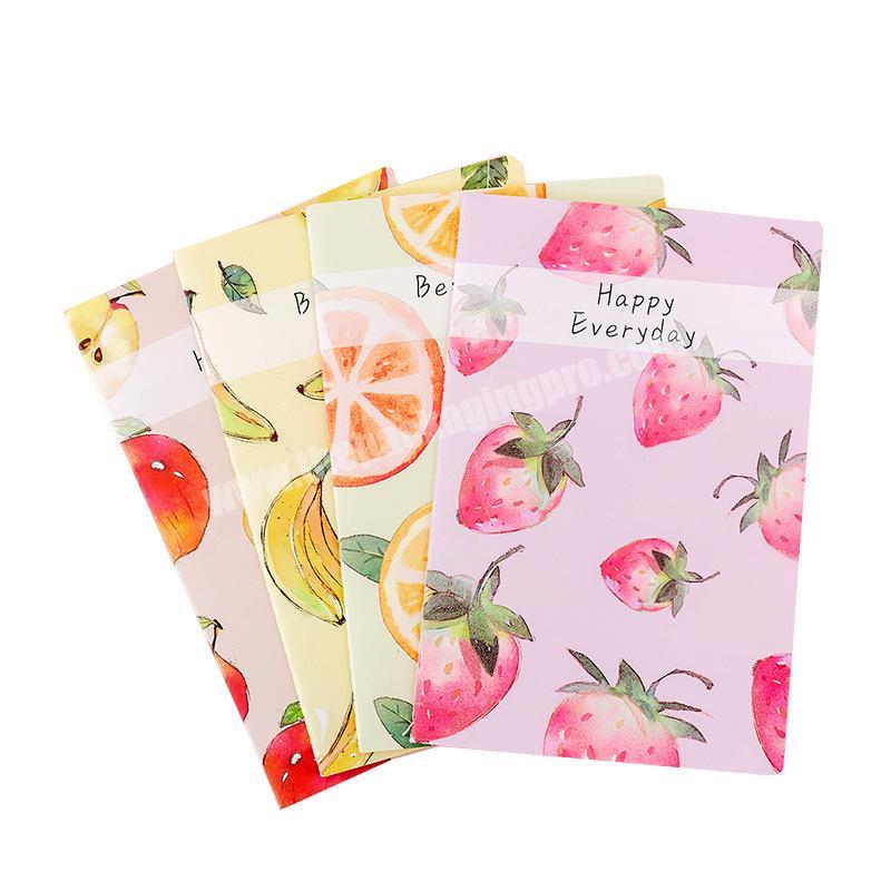Lovely fruits printing school A5 notebooks