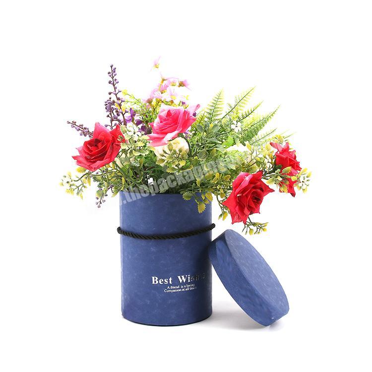 Lovely high quality round flower gift box packaging