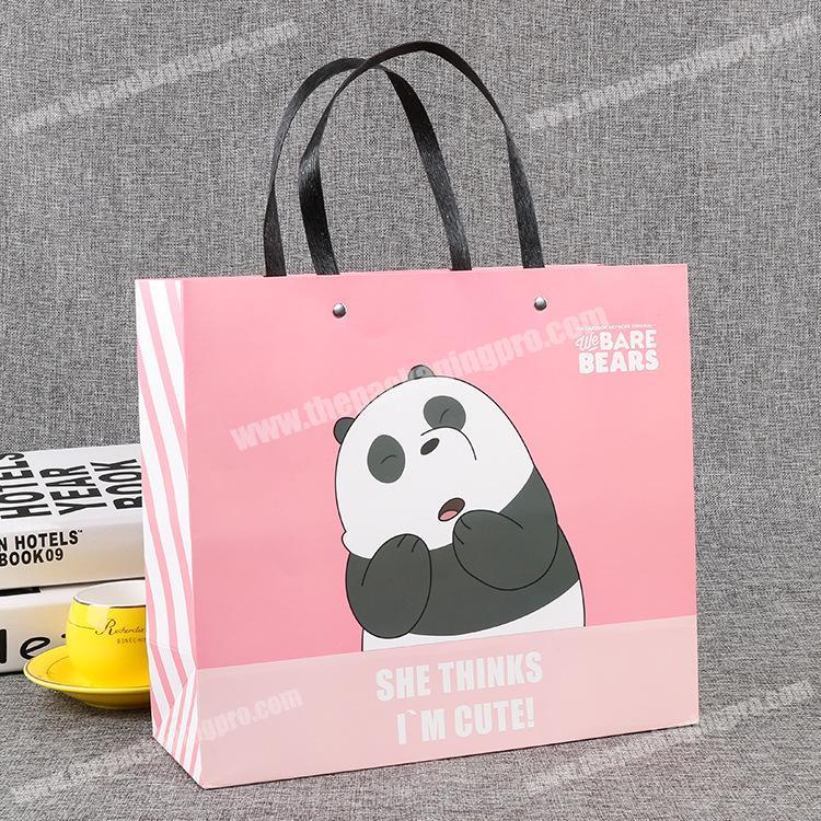 Lovely paper bag shopping bag
