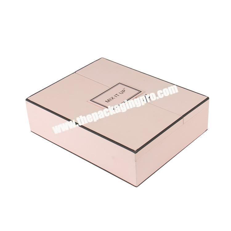 lovely pink luxury two door packaging empty perfume boxes set