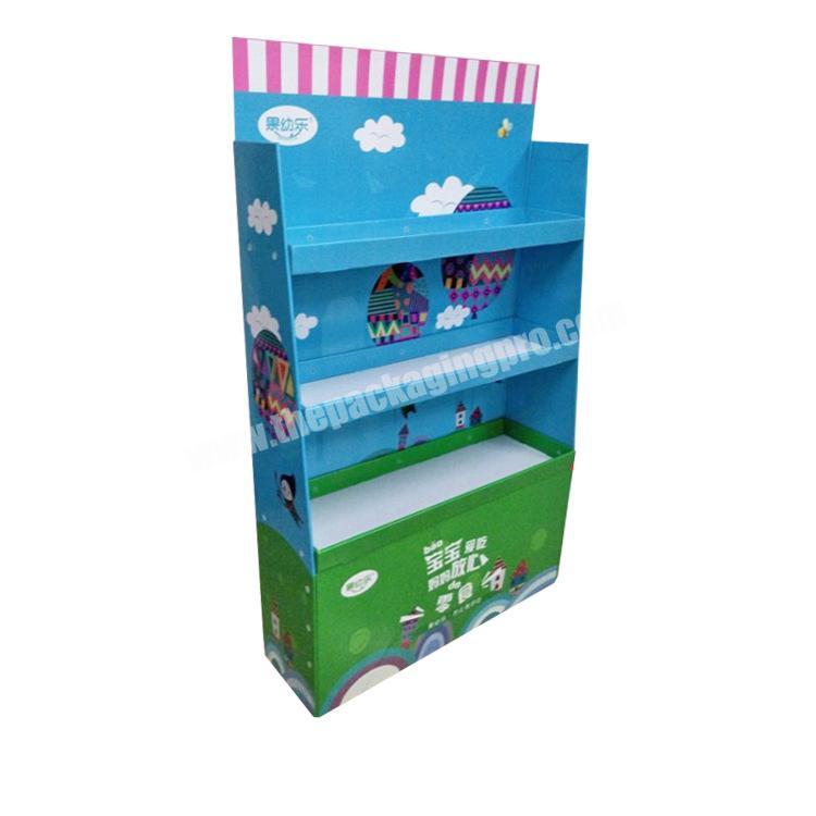 Low Cost Corrugated Paper Display Stand Hot Sale PDQ Highstrength Eco-friendly Box
