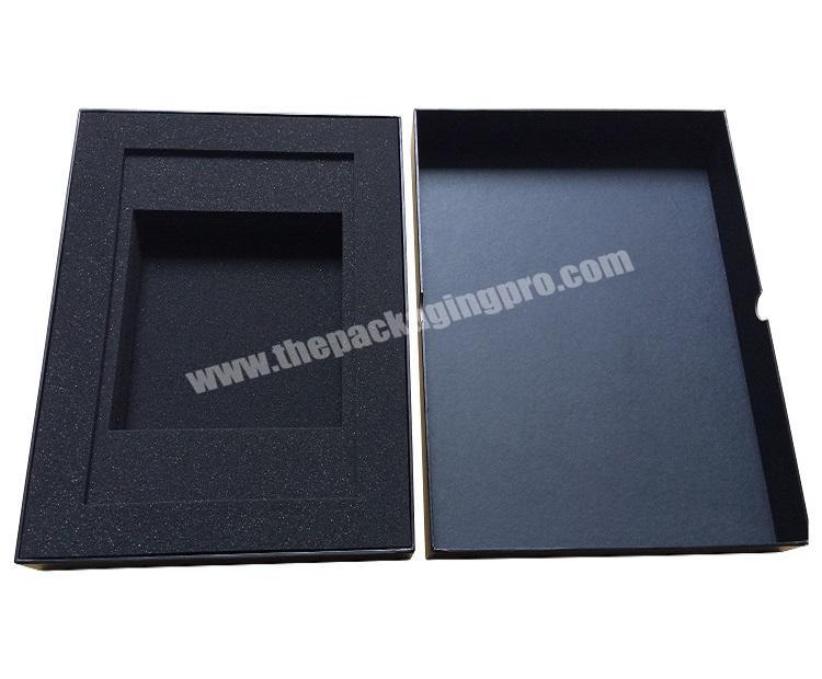 Low MOQ Custom Logo Printing Paper Cardboard Rigid Lift Off EVA Insert Phone Case Packaging Gift Boxes